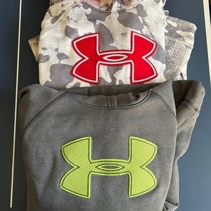 Youth XL under Armour hoodies